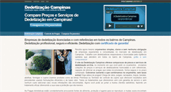 Desktop Screenshot of dedetizacaocampinas.com