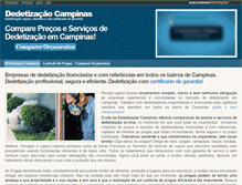 Tablet Screenshot of dedetizacaocampinas.com